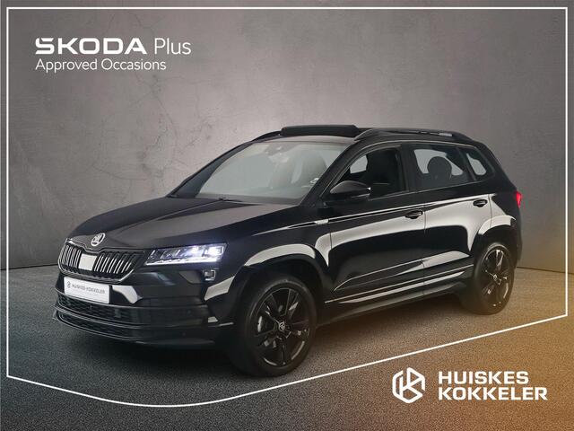 Skoda Karoq Sportline Business 1.5 TSI 150pk DSG Automaat Trekhaak, Panoramadak, Achteruitrijcamera, Adaptive cruise control, Navigatie, Elektrische achterklep