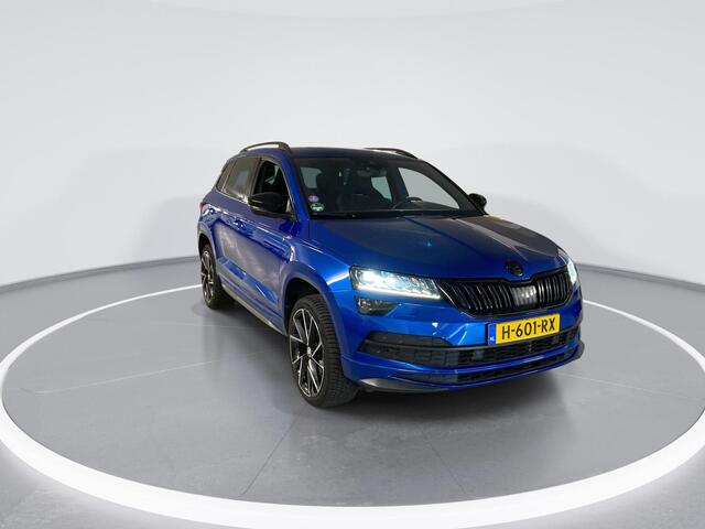 Skoda Karoq 1.5 TSI ACT 150pk DSG Sportline Business · Panoramadak · Camera · Trekhaak · Apple/Android Car Play · 19'' LMV · Keyless ·