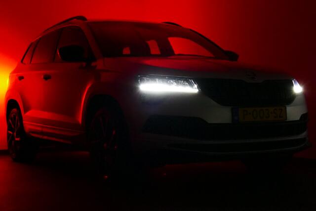 Skoda Karoq 1.5 150Pk TSI ACT Sportline. Camera, 19"LMV, Virt Cockpit, Adap Cruise, Stoel&StuurVerw