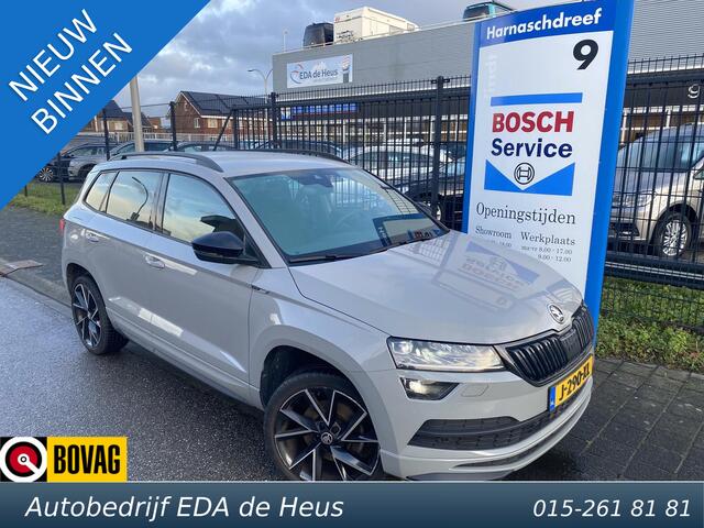 Skoda Karoq 1.5 TSi 150pk ACT Sportline Business met o.a. stoel-/stuurverwarming, LED, 19", virtual cockpit, etc.