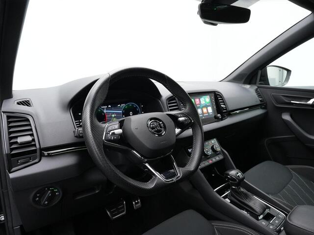 Skoda Karoq 1.5 TSI ACT 150 pk DSG Sportline | Adaptief onderstel | Stuur-/achterbankverwarming | Matrix LED | Keyless