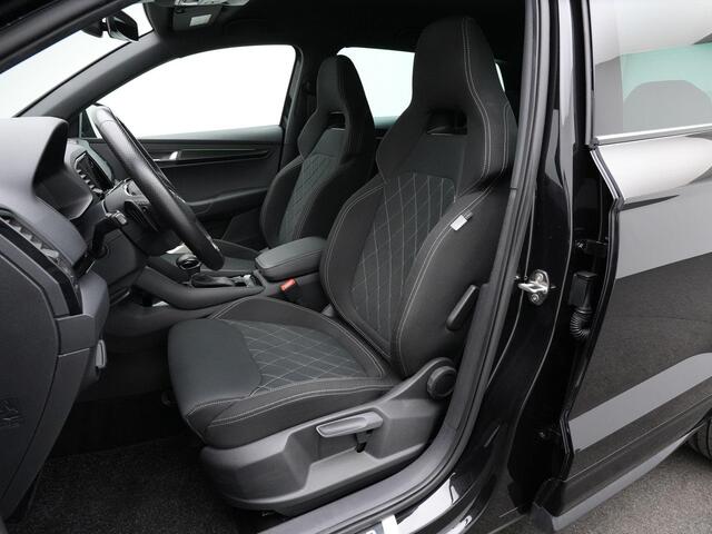 Skoda Karoq 1.5 TSI ACT 150 pk DSG Sportline | Adaptief onderstel | Stuur-/achterbankverwarming | Matrix LED | Keyless