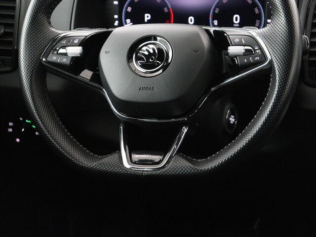 Skoda Karoq 1.5 TSI Sportline | Trekhaak | Stoelverwarming | Virtual Cockpit | Stuurverwarming | Carplay | Sportstoelen | Camera | Navigatie | Cruise control | Parkeerhulp