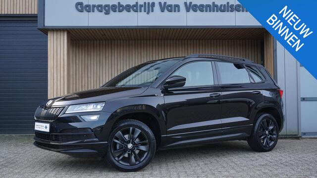 Skoda Karoq 1.5 TSI 150pk Sportline Business Virtual Navi A-Camera Sfeerverlichting Adaptive Cruise Keyless LED 88140km!