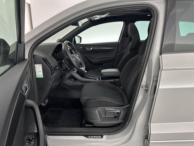 Skoda Karoq 1.5 TSI ACT Sportline Business (INCL.BTW) Aut. *PANO | DIGI-COCKPIT | FULL-LED | ADAPTIVE-CRUISE | CANTON-SOUND | BLIND-SPOT | HEATED-SPORTSEATS | CAMERA | AMBIENT-LIGHT | NAVI-FULLMAP | KEYLESS | DAB+ | TOWBAR | 19''ALU*