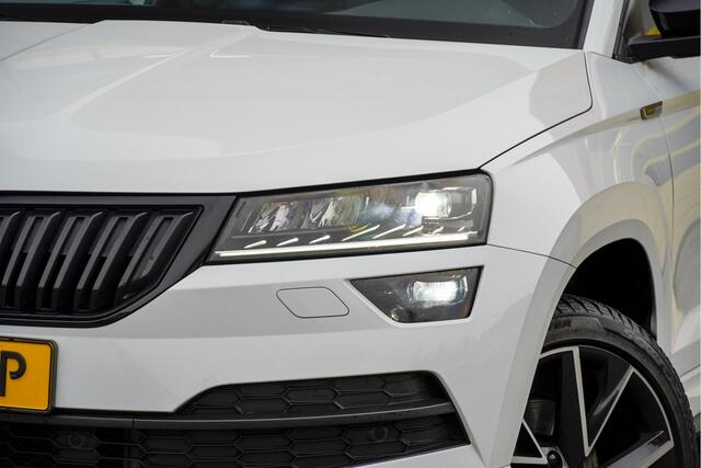 Skoda Karoq 1.5 TSI ACT 150PK! Automaat Sportline Business BJ2021 Lmv 19" | Led V+A | Pdc | Navi | Keyless entry | Elek. achterklep | Achteruitrijcamera | App-Connect | Virtual cockpit | Canton audio | | Sportstoelen | Verwarmde voorstoelen/stuurwiel | Zwarte hemel