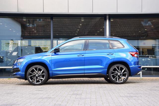 Skoda Karoq 1.5 TSI ACT Sportline Business | Org. NL | BOVAG Garantie | Trekhaak | Apple Carplay/Android Auto | PDC Voor+Achter | Stoel&Stuurverwarming | 19'' Velgen | Full LED |