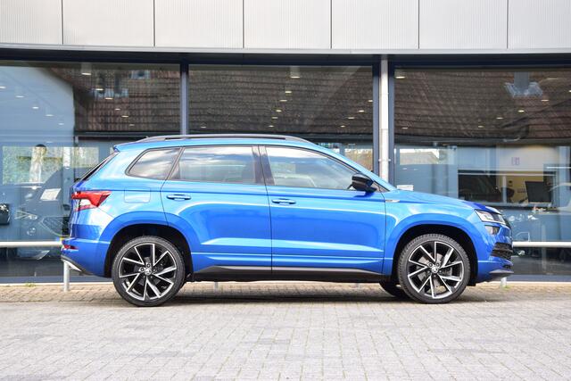 Skoda Karoq 1.5 TSI ACT Sportline Business | Org. NL | BOVAG Garantie | Trekhaak | Apple Carplay/Android Auto | PDC Voor+Achter | Stoel&Stuurverwarming | 19'' Velgen | Full LED |