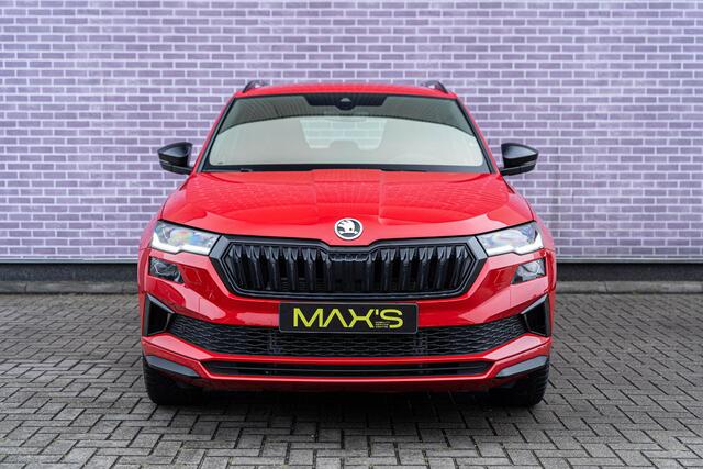 Skoda Karoq 1.5 TSI 150pk DSG Sportline Business | Adaptive Cruise Control | LED Matrix koplampen | Trekhaak | Achteruitrijcamera | Virtual Cockpit | 18" LM-velgen | Apple Carplay |