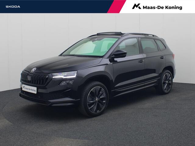 Skoda Karoq 1.5TSI/150PK ACT Sportline Business DSG · Panoramadak · Trekhaak · Apple/Android Car Play · Garantie t/m 23-08-2027 of 100000km