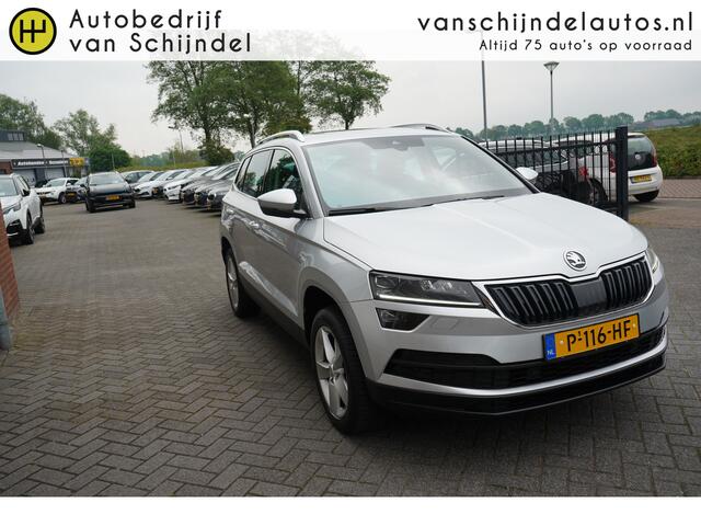 Skoda Karoq 1.5 TSI ACT 150PK BUSINESS EDITION PLUS ORIGINEEL NL PANORAMADAK CAMERA STOEL/STUUR/VOORRUITVERWARMING ANDROID/APPLECARPLAY NAVI ADAPTIEVE CRUISE PDC V+A LED 17INCH ENZ...