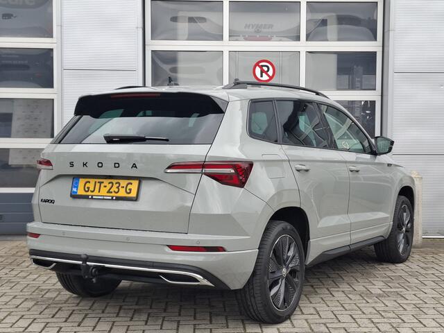 Skoda Karoq 1.5 TSI ACT Sportline Business | Navigatie/Android/Apple Carplay | LM Velgen 18" | Voorstoelen/Achterbank Verwarmd | Elektrisch Glazen Panoramadak | Cruise Control Adaptief | Airco |