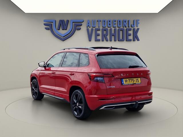 Skoda Karoq 1.5 TSI Sportline Automaat - Panodak - NL Auto - Trekhaak