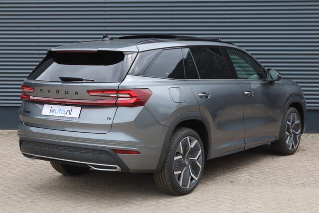 Skoda Kodiaq iV 1.5 TSI PHEV Sportline Pano/Matrix LED/DCC/ACC/Keyless/Camera/20"/Canton/Elek. stoelen+mem/Trekhaak wegkl.