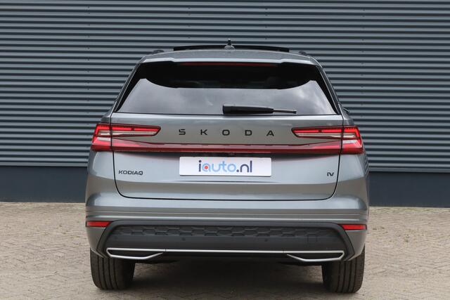Skoda Kodiaq iV 1.5 TSI PHEV Sportline Pano/Matrix LED/DCC/ACC/Keyless/Camera/20"/Canton/Elek. stoelen+mem/Trekhaak wegkl.