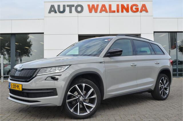 Skoda Kodiaq 1.5 TSI Sportline Memory stoel | Virtual cockpit | Keyless | Elektr trekhaak | Stuur + Stoelverwarming | Carplay | DAB | a.Camera | Adaptive cruise | Dodehoeksensor