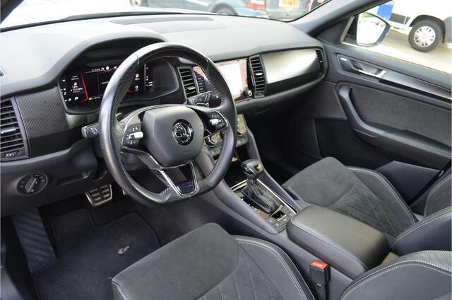 Skoda Kodiaq 1.5 TSI Sportline Memory stoel | Virtual cockpit | Keyless | Elektr trekhaak | Stuur + Stoelverwarming | Carplay | DAB | a.Camera | Adaptive cruise | Dodehoeksensor