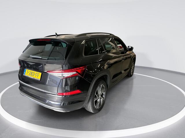 Skoda Kodiaq 1.5 TSI 150pk DSG Sportline Business 7p. · Camera · Elek. Trekhaak · Apple/Android Car Play · Elek. Bestuurdersstoel · 19'' Inch · Garantie t/m 06-06-2027 of 100.000km