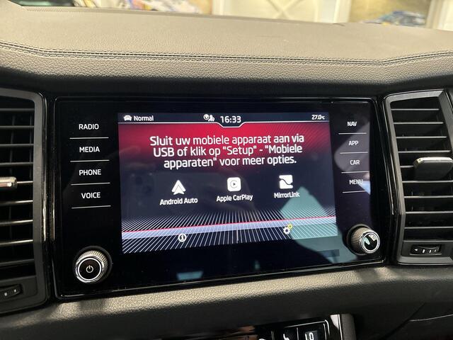 Skoda Kodiaq 1.5 TSI 150pk DSG Sportline Business 7p. · Camera · Elek. Trekhaak · Apple/Android Car Play · Elek. Bestuurdersstoel · 19'' Inch · Garantie t/m 06-06-2027 of 100.000km