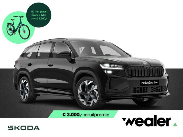 Skoda Kodiaq Sportline Business 1.5 TSI PHEV 204 PK GRATIS E-BIKE | Comfort pakket | 19" lichtmetalen velgen | Familie pakket