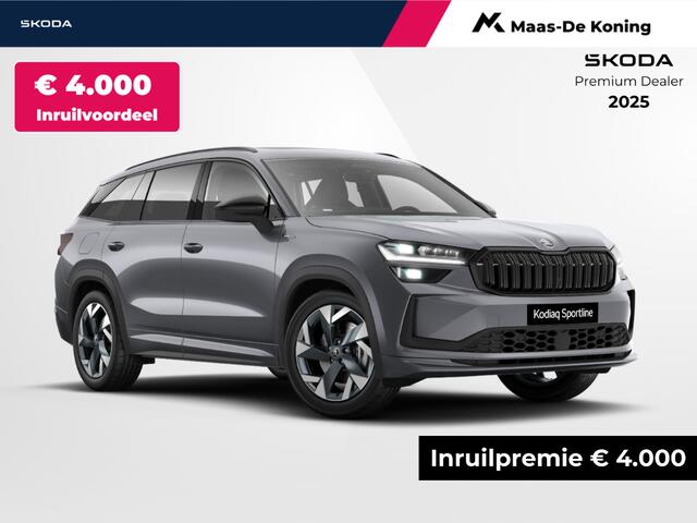 Skoda Kodiaq Sportline Business 1.5 TSI PHEV 150 kW / 204 PK SU V | Panorama dak | Trekhaak | comfort pakket | 4000,- inruilvoordeel!!