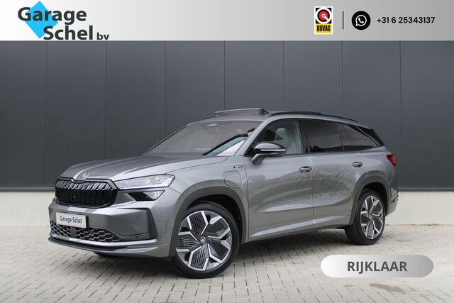 Skoda Kodiaq 1.5 TSI PHEV Sportline Business - Pano - Trekhaak - Stoel/Stuurverwarming - ACC - Canton - Navi - Camera - Blindspot - Keyless - Rijklaar