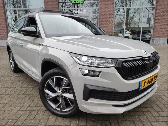 Skoda Kodiaq 1.5 TSI DSG Sportline 7pers. Panoramadak - Adaptieve Cr.control -3e Zitrij - Elektrische achterklep