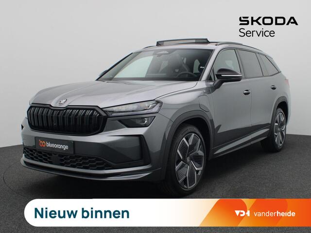 Skoda Kodiaq 1.5 TSI PHEV Sportline Business Pano-Schuifdak, Trekhaak, Dynamic Chassis, 20" LM Velgen, Memorystoelen, Stoel-Stuurverwarming, Canton Audio, Elektr. Achterklep, Winterpakket
