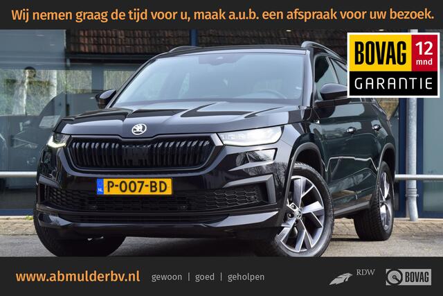 Skoda Kodiaq 1.5 TSI 150PK Sportline Business DSG Automaat | Org. NL | BOVAG Garantie | Trekhaak | Lederen Interieur | 19'' Velgen | Camera | Matrix LED | Virtual Cockpit | El. Kofferklep |