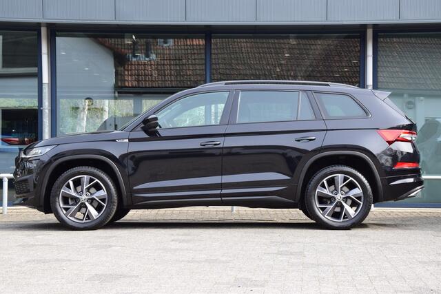 Skoda Kodiaq 1.5 TSI 150PK Sportline Business DSG Automaat | Org. NL | BOVAG Garantie | Trekhaak | Lederen Interieur | 19'' Velgen | Camera | Matrix LED | Virtual Cockpit | El. Kofferklep |