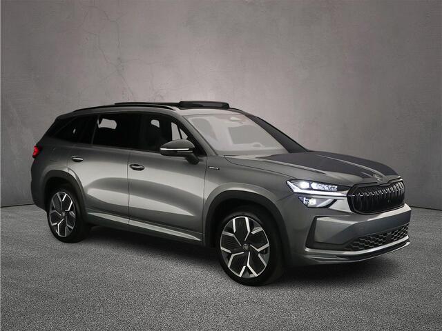 Skoda Kodiaq Sportline Business 1.5 TSI PHEV 204pk DSG Automaat Trekhaak, Panoramadak, Adaptive cruise control, Achteruitrijcamera, LED matrix koplampen