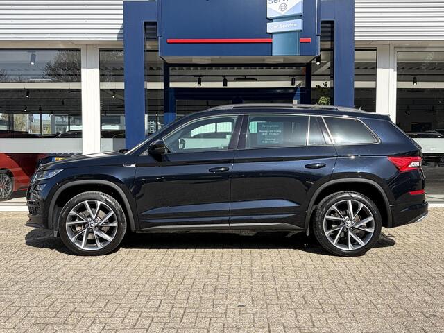 Skoda Kodiaq 2.0 TSI 4x4 Sportline Business / Automaat / 1e-Eigenaar / Open-Panodak / Alcantara / Canton Premium-Audio / Adaptieve Control-Control / Stoelverwarming / Elektr.-Stoelen met Geheugen / Apple-Carplay & Android-Auto / Elektr.-Wegklapbare Trekhaak / Dodehoek