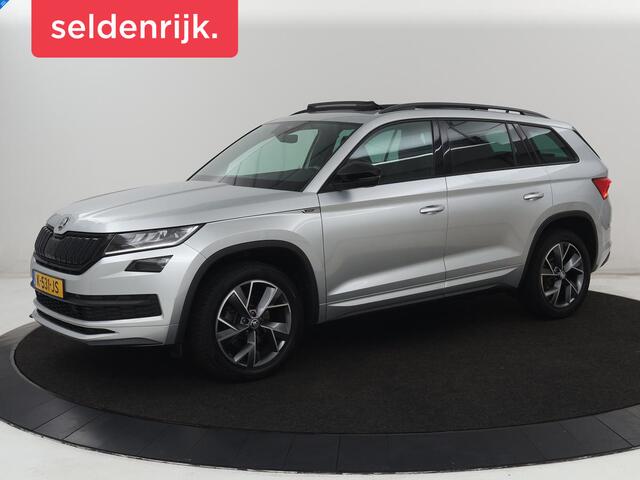 Skoda Kodiaq 1.5 TSI Sportline | Panoramadak | Trekhaak | Adaptive cruise | Stoelverwarming | Camera | Keyless | Alcantara | Full LED | Carplay | Navigatie | Canon Sound | Sfeerverlichting | Virtual Cockpit