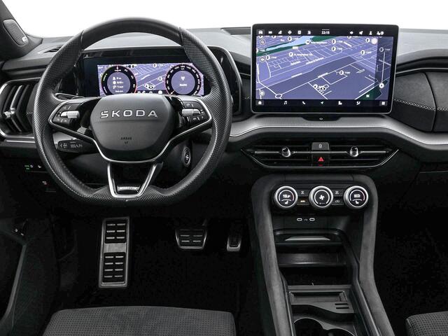 Skoda Kodiaq 1.5 TSI PHEV 204pk Sportline Business · Panoramadak · Camera · Trekhaak · Matrix LED · Canton Audio · Side Assist · Elek. Voorstoelen + Geheugen · Garantie t/m 14-05-2029 of 100.000km