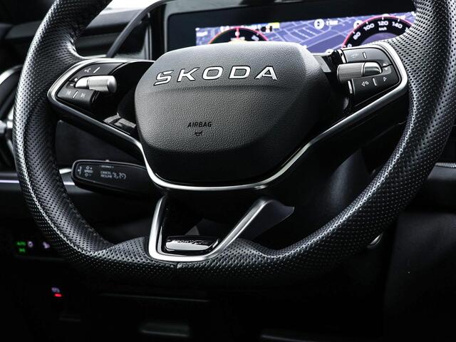 Skoda Kodiaq 1.5 TSI PHEV 204pk Sportline Business · Panoramadak · Camera · Trekhaak · Matrix LED · Canton Audio · Side Assist · Elek. Voorstoelen + Geheugen · Garantie t/m 14-05-2029 of 100.000km