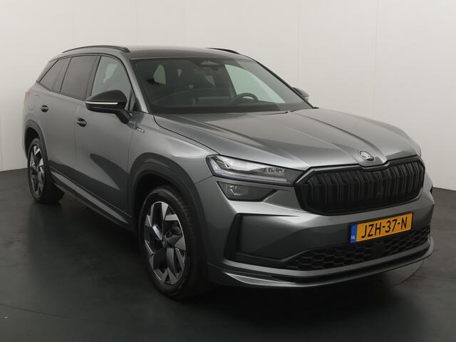 Skoda Kodiaq 1.5 TSI PHEV 204 pk Sportline | Stoelverw. | Stuurverw. | El. a. klep | El. verst. stoel + geh. | LED | 19" | Keyles entry |