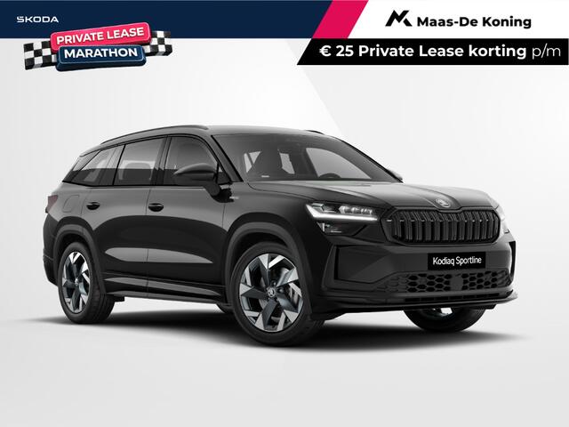 Skoda Kodiaq Sportline Business 1.5 TSI PHEV 150 kW / 204 PK | Black Magic | 19'' tirsuli aero velgen | Trekhaak wegklapbaar