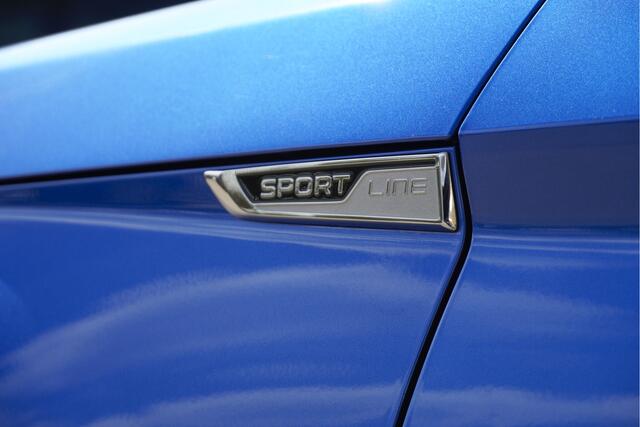 Skoda Kodiaq 1.5 TSI 150PK! Automaat Sportline Business BJ2020 Lmv 20" | Led V+A | Pdc | Keyless entry | Trekhaak afneembaar | Elek. achterklep | Achteruitrijcamera | App-Connect | Navi | Virtual cockpit | Dashboard verlichting | Sportstoelen/Sportstuur | Zwarte hemel