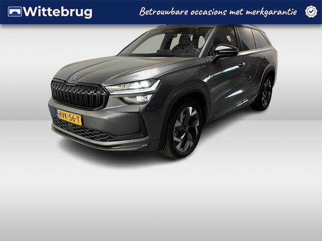 Skoda Kodiaq 1.5 TSI PHEV Sportline Business / AUTOMAAT/ GARANTIE TM 07-2029/ PANO/ TREKHAAK/ ACC/ STUUR+STOELVERWARM.V+A/ PARK.SENSOR.V+A/ CAMERA/ MEMORY SEAT/ DODEHOEK/ SMARTLINK/ ELEK.ACHTERKLEP/ NAVI/ DAB/ CLIMA/ 19'' LMV