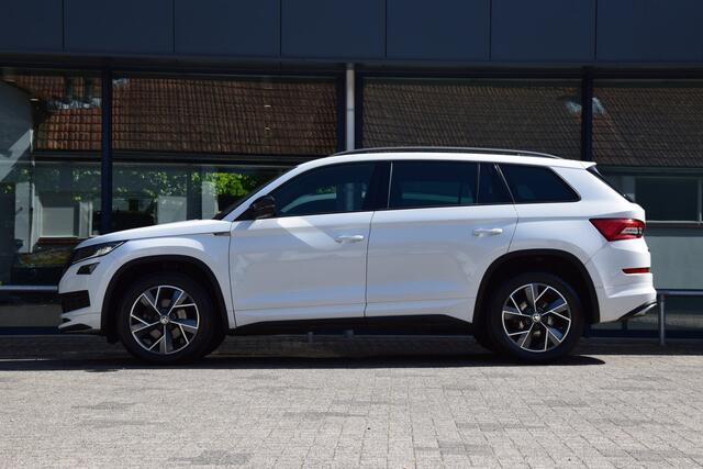 Skoda Kodiaq 1.5 TSI 150PK Sportline Business DSG Automaat | Org. NL | BOVAG Garantie | Trekhaak | Virtual Cockpit | Camera | 19'' Velgen | Canton Sound | Apple CarPlay& Android Auto | Elektrische Kofferklep |