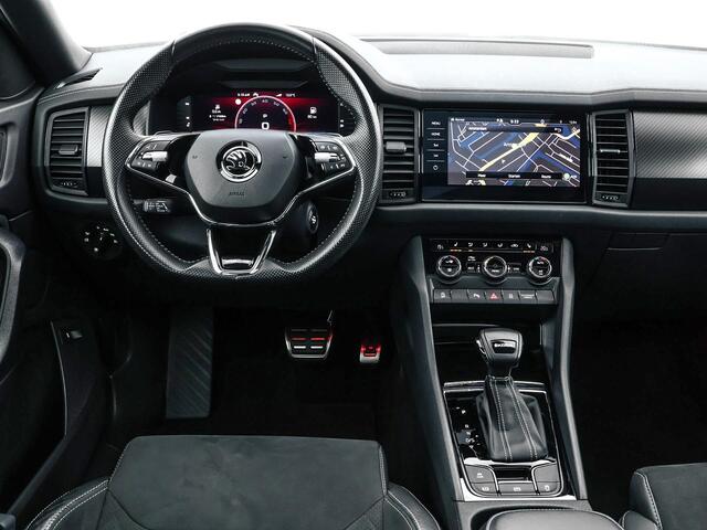 Skoda Kodiaq 1.5 TSI 150pk DSG Sportline Business · Panoramadak · Camera · Matrix LED · Elek. Stoel + Geheugen · Keyless · Stoelverwarming · ACC · Garantie t/m 18-07-2027 of 100.000km