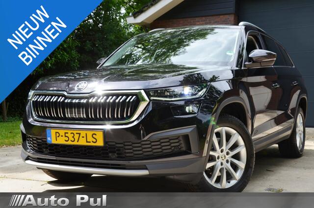 Skoda Kodiaq 1.5 TSI Business Edition Plus 7 Persoons. Automaat/Navi/Led/Ecc/Pdc/Achteruitrij-camera/Stoelverwarming/Half-Leer/Panoramadak/Privacy-Glass/Cruise control/Elektrisch verstelbare stoelen