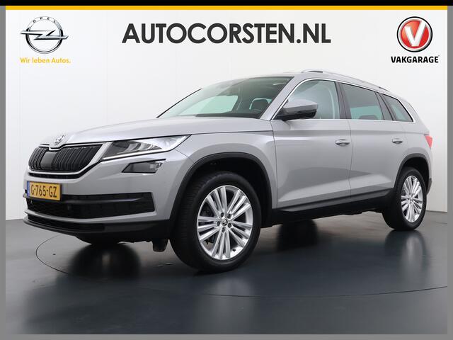 Skoda Kodiaq 1.5TSI Autom. Trekhaak Adap.Cruise Panoramadak Virtual Cockpit Camera Canton®-Audio Stoelverwarming 3-Zone Ecc Navi Apple Carplay Android Auto Pdc Business Ed. Led Lmv Bluetooth Isofix Regen-Lichtsensor 1.800KG Trekgewicht Zeer Complete Auto