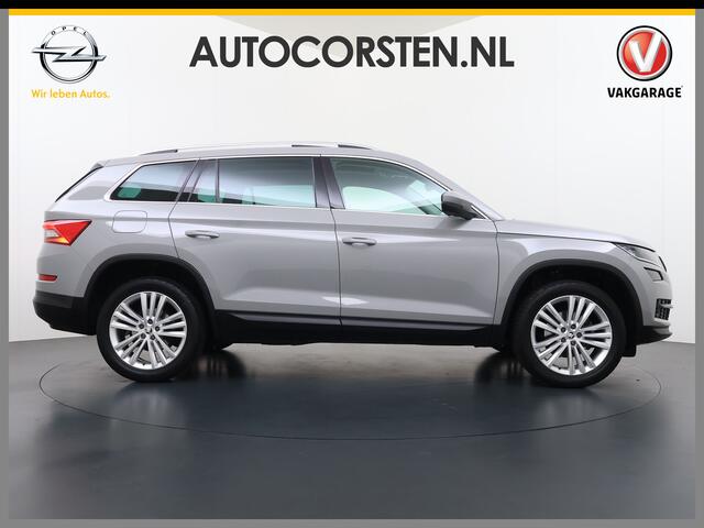 Skoda Kodiaq 1.5TSI Autom. Trekhaak Adap.Cruise Panoramadak Virtual Cockpit Camera Canton®-Audio Stoelverwarming 3-Zone Ecc Navi Apple Carplay Android Auto Pdc Business Ed. Led Lmv Bluetooth Isofix Regen-Lichtsensor 1.800KG Trekgewicht Zeer Complete Auto