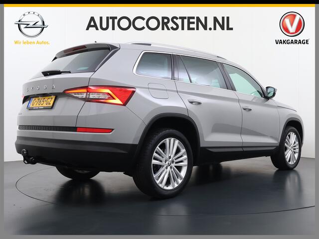 Skoda Kodiaq 1.5TSI Autom. Trekhaak Adap.Cruise Panoramadak Virtual Cockpit Camera Canton®-Audio Stoelverwarming 3-Zone Ecc Navi Apple Carplay Android Auto Pdc Business Ed. Led Lmv Bluetooth Isofix Regen-Lichtsensor 1.800KG Trekgewicht Zeer Complete Auto