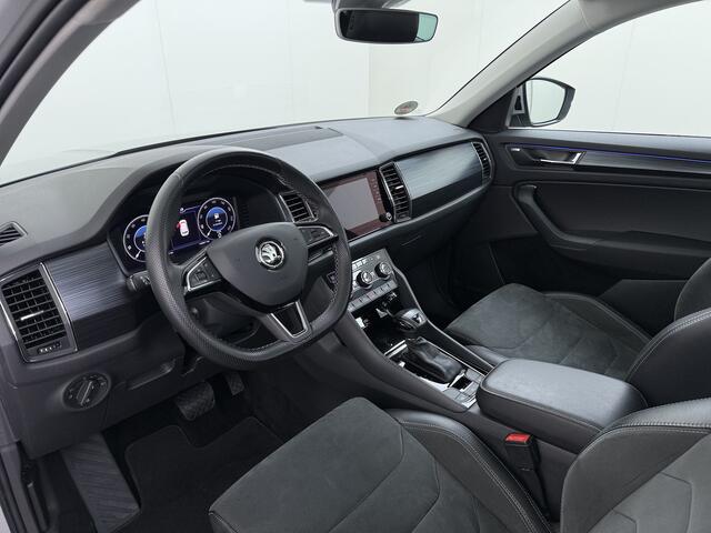 Skoda Kodiaq 1.5TSI Autom. Trekhaak Adap.Cruise Panoramadak Virtual Cockpit Camera Canton®-Audio Stoelverwarming 3-Zone Ecc Navi Apple Carplay Android Auto Pdc Business Ed. Led Lmv Bluetooth Isofix Regen-Lichtsensor 1.800KG Trekgewicht Zeer Complete Auto