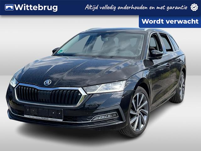 Skoda OCTAVIA Combi 1.4 TSI iV PHEV 204pk DSG Sportline Business / Led Matrix / Head-Up Display / Achteruitrij camera / Stuur & Stoelverwarming / Dode hoek detectie / Bekleding suède / 18'' LMV