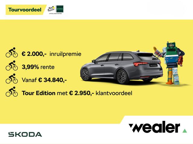 Skoda OCTAVIA Combi Sportline Tour 1.5 TSI m-HEV 150 PK DSG | Automaat | Trekhaak | Led-Matrix | Navigatie