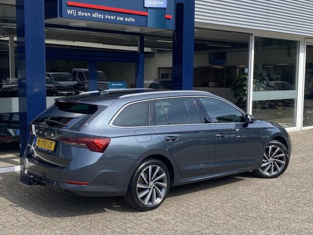 Skoda OCTAVIA Combi 1.0 TSI Business Edition Plus / NL-Auto / Adaptieve Cruise-Control / Stoelverwarming / Trekhaak / Apple-Carplay & Android-Auto / Dodehoek-Detectie / Draadloze-Lader / Elektr.-Achterklep / Climate-Control / Keyless / LED / DAB Radio-Bluetooth / Navi 