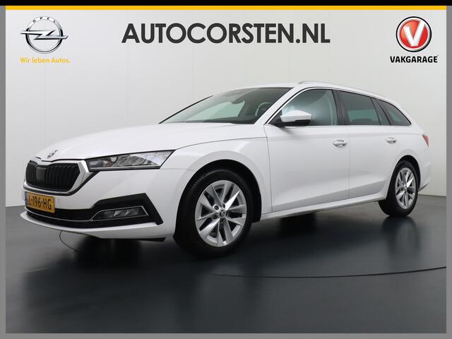 Skoda OCTAVIA Combi T 111PK Apple Carplay Android Trekhaak Virtual Cockpit Elek.Achtreklep Pdc Navi Ecc Cruise Control Business Edition Stoel+Stuurverwarming Lmv Sunset DAB Led Keyless 1e Eigenaar Origineel Nederlandse Auto 1300kg trekvermogen
